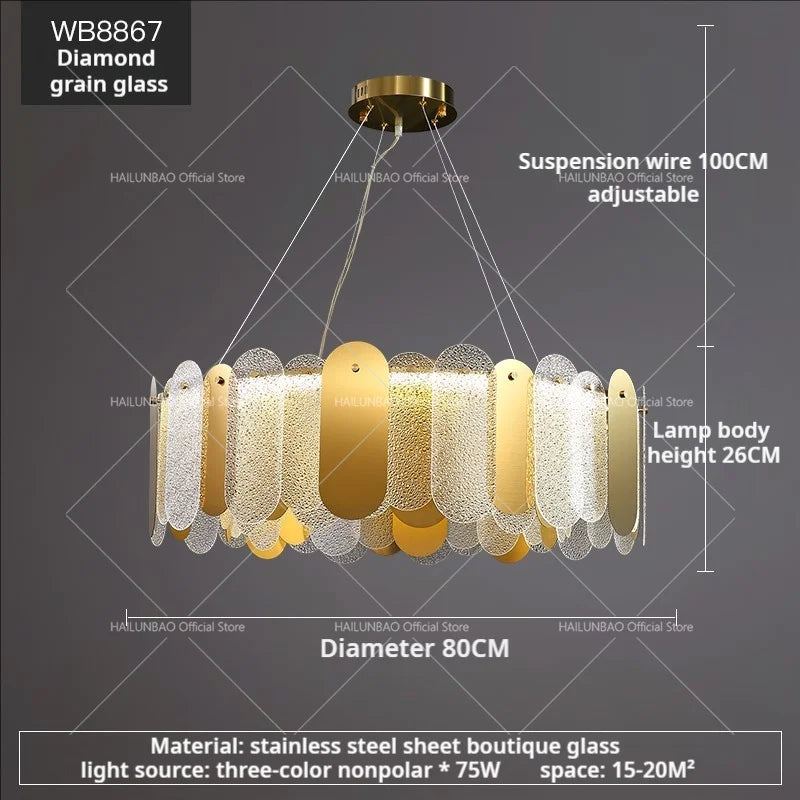 Postmodern Chandelier: LED Living Room Diningroom Bedroom Clothing Store Light