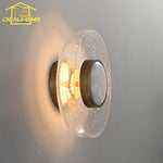 Cracked Glass LED Wall Lamp Modern Minimalist Design for Home Decor