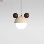 Afralia™ Stone LED Hanging Lamp: Nordic Modern Pendant Lighting for Living Room & Bedroom