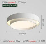 Nordic Round Ceiling Lamp for Living Room, Bedroom, Dining Room Decor