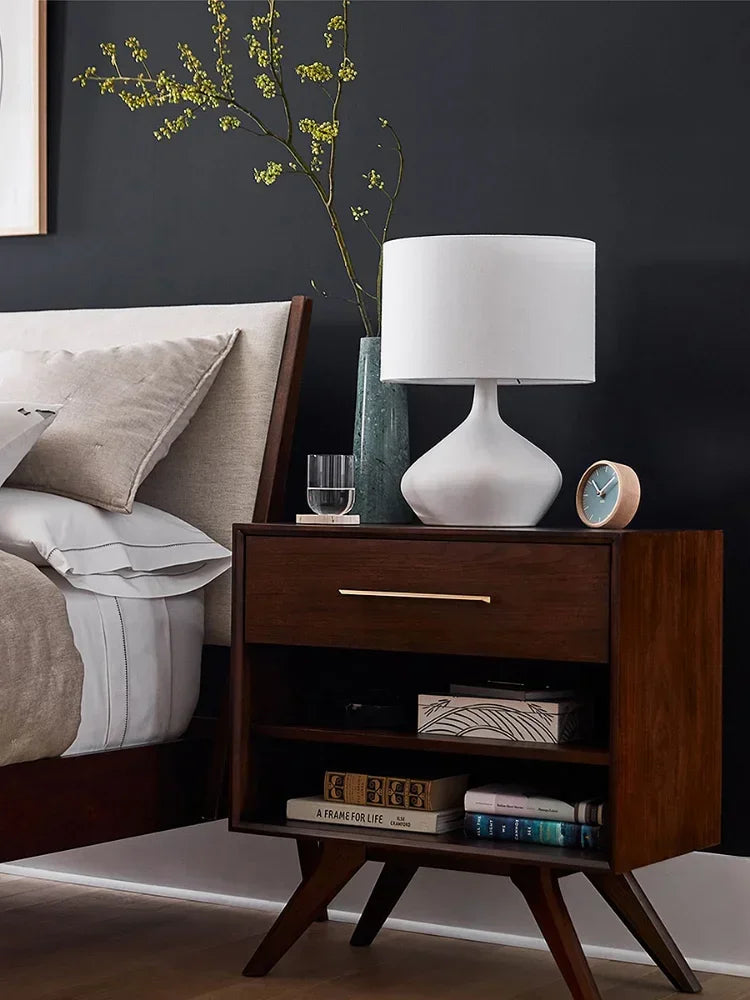 Minimalist Wabi-sabi Resin Table Lamp LED E27 for Living Room Bedside Bedroom