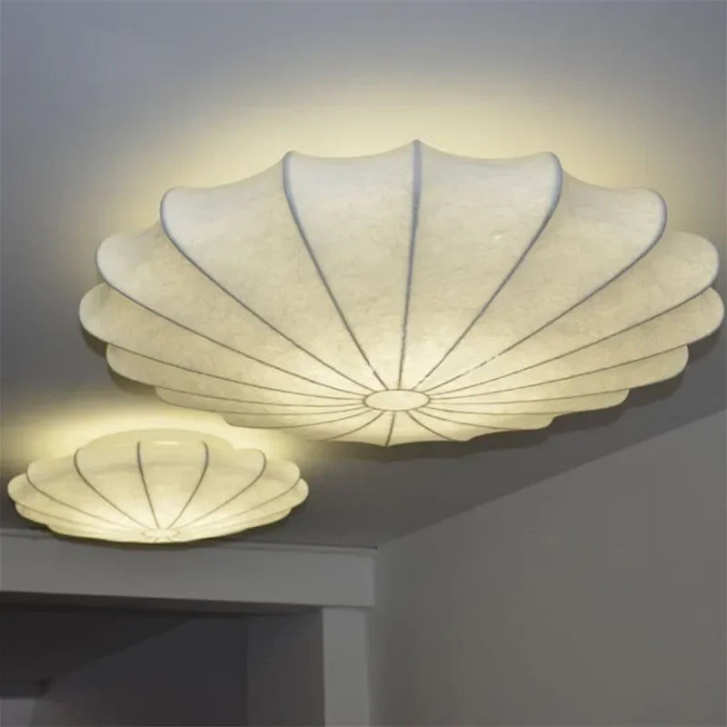 Silk Ceiling Lamp Downlight for Living Dining Bedroom