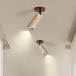 Yellow Travertine LED Ceiling Light - Modern Wabi-sabi Style for Living Room