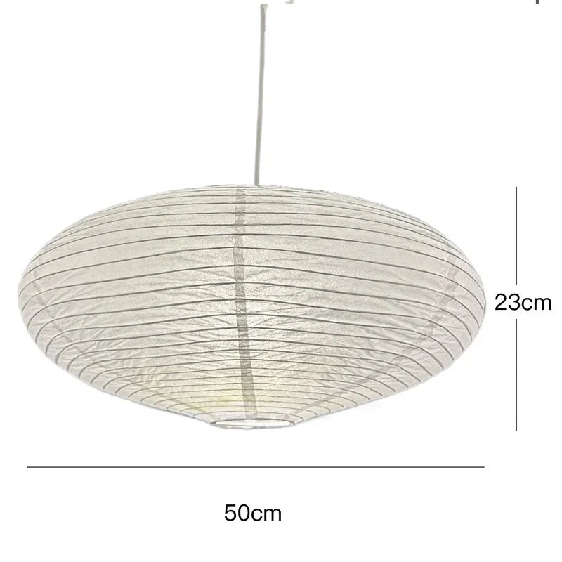 Rice Paper Ceiling Hanging Lamp Designer Pendant Light for Living Room