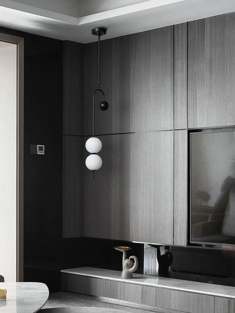 Glass Suspension Kitchen Island Chandelier Ceiling Pendant - Modern Living Room Hanging Light