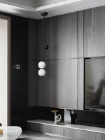 Glass Suspension Kitchen Island Chandelier Ceiling Pendant - Modern Living Room Hanging Light