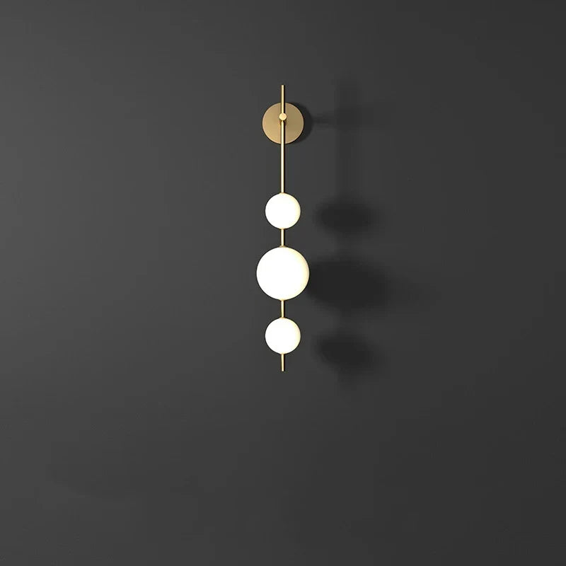 Vertical Globe Wall Sconce Light for Home Decor