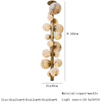 Moonshade Luxury Marble Ball Chandelier