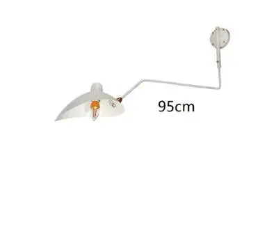 Black Serge Mouille Wall Lamp: Nordic Design, Creative Living Room Decor