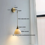Nordic Modern LED Wall Lamp with Pull Chain Switch and Adjustable Stair Light