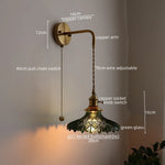 LED Copper Wall Light for Bathroom Mirror and Hallway - Glass Luminaria De Parede