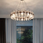 Crystal Chandelier: Postmodern Luxury Pendant for Living Room, Bedroom, and Restaurant