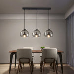 Glass Pendant Lights: Stylish LED Chandeliers for Dining Room, Kitchen, and Restaurant Tables