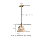 Afralia™ Terrazzo LED Pendant Light - Modern Nordic Design for Home and Kitchen