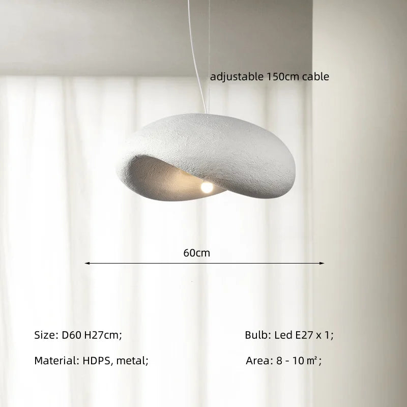 Wabi Sabi LED Pendant Light - Modern Nordic Loft Hanging Lamp