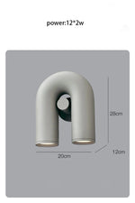 U-shaped Wall Lamp Background Beside Sconce Light Nordic Lighting Living Room Corridor