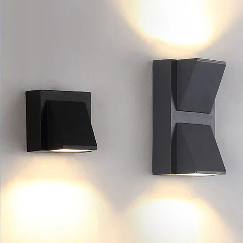 LED Wall Lamps: Modern, Creative, Waterproof for Outdoor Courtyard, Gate, Terrace, Garden.
