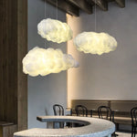 Cloud Cotton Pendant Light Chandelier for Living Dining Room