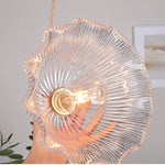 Clear Glass LED Pendant Light Fixture for Modern Home Decor