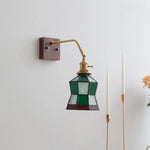 Glass Walnut LED Wall Light - Modern Bedroom Living Room Home Decor