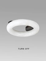 Elegant Alabaster Marble Ceiling Chandelier for Living Room Bedroom