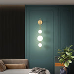 Vertical Globe Wall Sconce Light for Home Decor