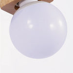 Afralia™ Nordic LED Wall Lamps Up Down Rotate Wood Iron Stair Light Fixtures