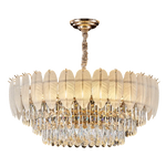 Luxury Crystal Chandelier: Modern Elegance for Living Room, Hall, Restaurant Lighting