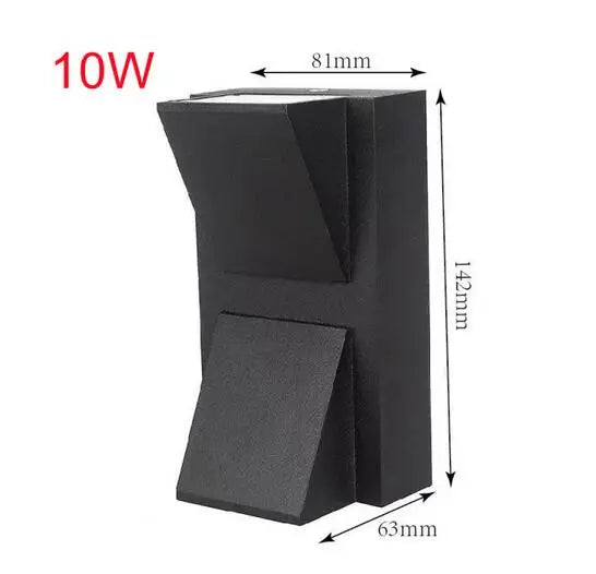 LED Wall Lamps: Modern, Creative, Waterproof for Outdoor Courtyard, Gate, Terrace, Garden.