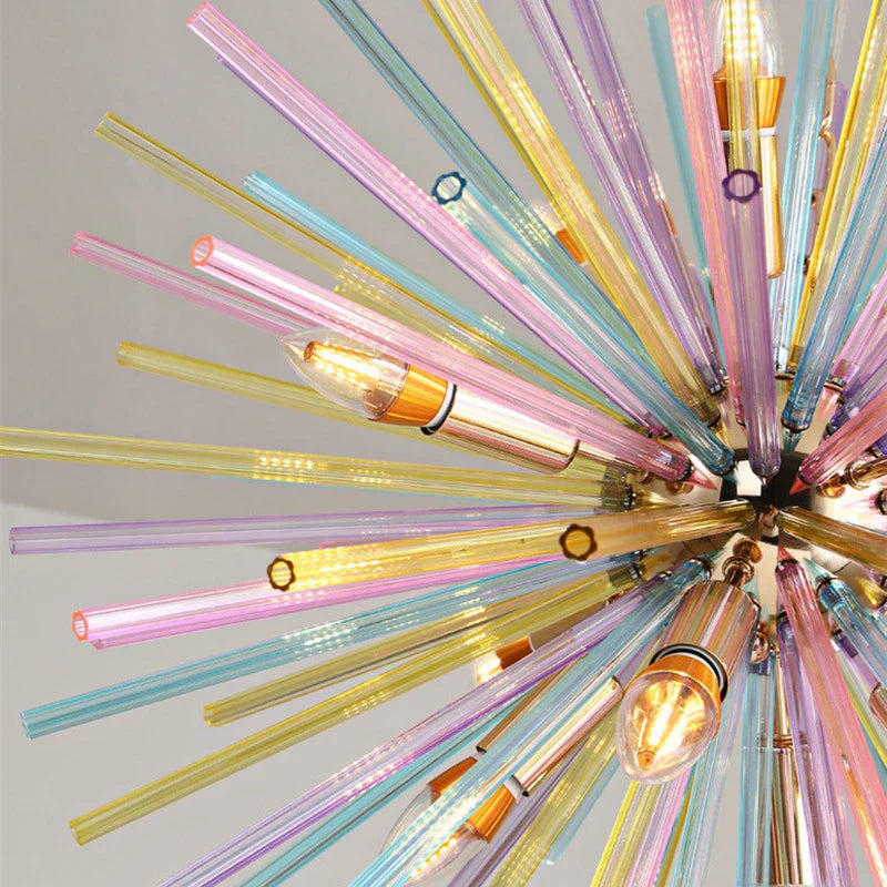 Dandelion Chandelier: Colorful LED Pendant Lamp, Modern and Personalized Fashion