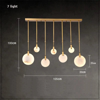 LED Marble Gold Chandelier for Living Room, 2025 Trend Lustre Lighting