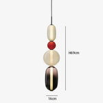 Candy Glass Ceiling Hanging Chandelier for Loft Living Room