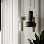 Nordic Designer Iron Pendant Lamp for Dining Room by Afralia™