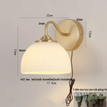 Afralia™ Wood Canopy LED Wall Light Fixture - Modern Nordic Style with Pull Chain Switch