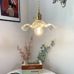 Glass Pendant Lamp for Bedroom Dining Room Chandelier Lighting