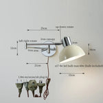 Black Iron LED Wall Sconce for Home Decor - Modern Nordic Style