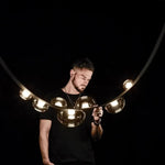 Designer Leather Loft Chandelier Pendant Light for Living Room Hotel Staircase