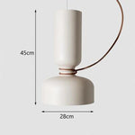 Nordic Designer Iron Pendant Lamp for Dining Room by Afralia™