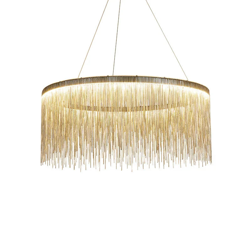 Tassel Chandelier: Postmodern Creative Lighting for Living Room, Dining Room, Bedroom, and Clothing Store