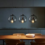Glass Pendant Lights: Stylish LED Chandeliers for Dining Room, Kitchen, and Restaurant Tables
