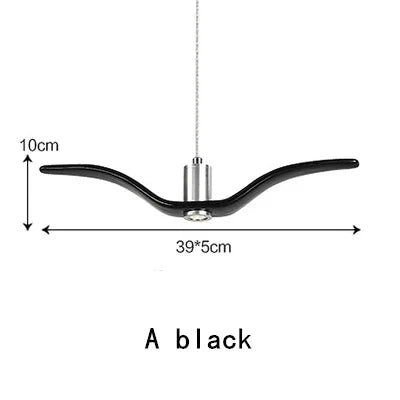 Seagull Resin LED Chandelier for Living Dining Room - Suspension Ceiling Light