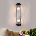 Crystal Wall Lamp: Modern LED Indoor Lighting for Luxury Living Room, Bedroom, and Aisle