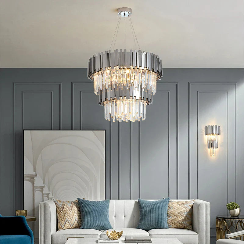 LED Crystal Chandelier Lighting for Foyer décor