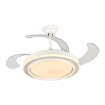 Copper Ceiling Fan Lights Remote Control 36/42inch Gold Fan Lamps