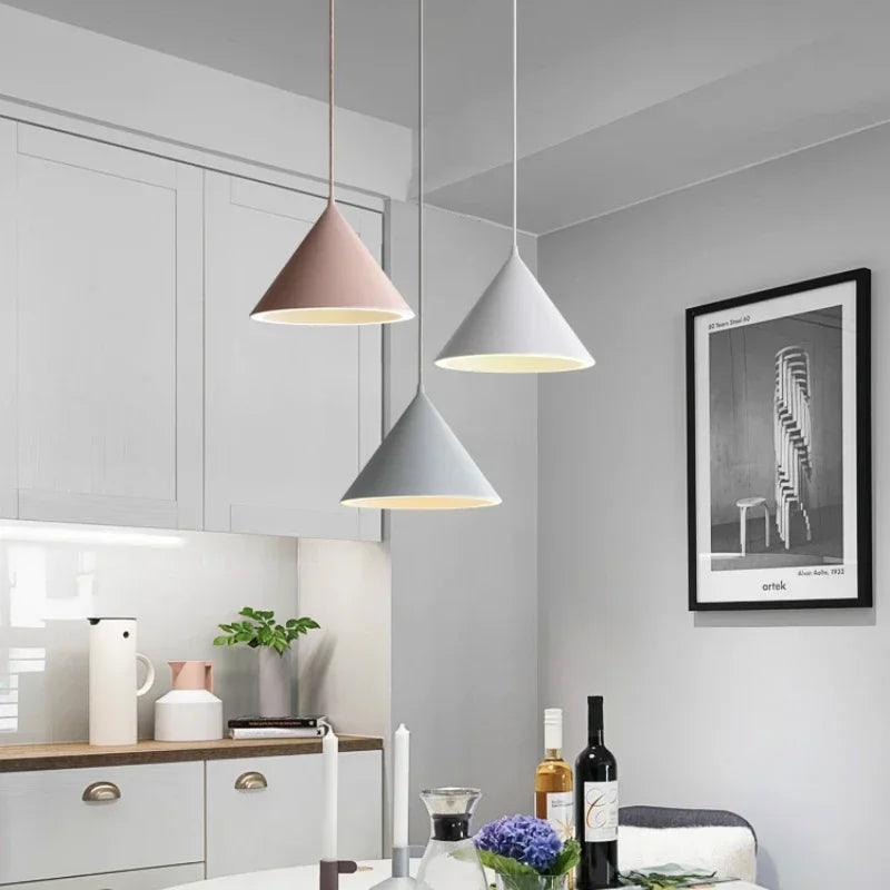 Nordic LED Suspension Pendant Lights for Dining Living Room Bedroom Kitchen Table려