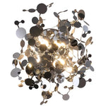 Stainless Leaf Wall Lamp Sconce Light for Living Room Bedroom