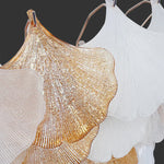 Crystal Chandelier Shell Lamp: Luxury Nordic Design for Living Room, Bedroom, Hall