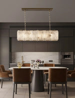 Marble Collection LED Ceiling Chandelier for Dining Room