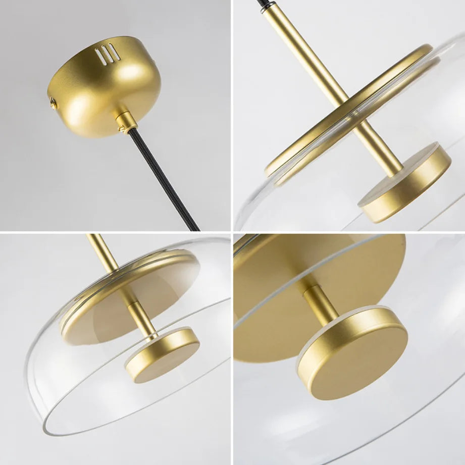 Glass Pendant Lamp Ceiling Hanging Light - Danish Designer Stylish Suspension