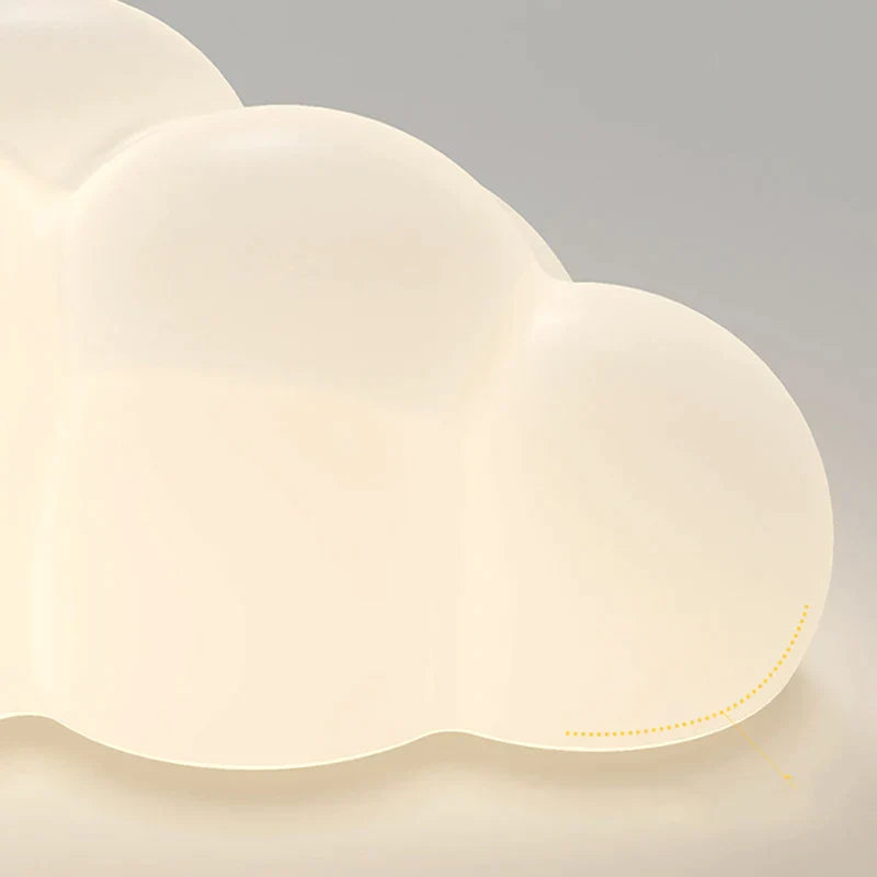 Star Shape Wall Lamp Kids Room Nursery Lighting - White Cloud Theme